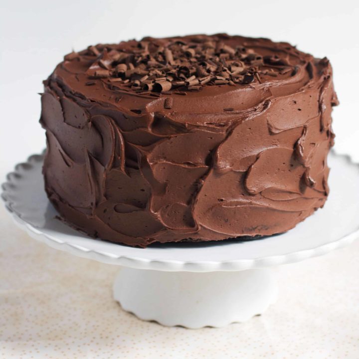 Classic (One Bowl) Chocolate Cake - The Baker Chick