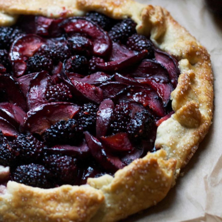 Blackberry Plum Galette