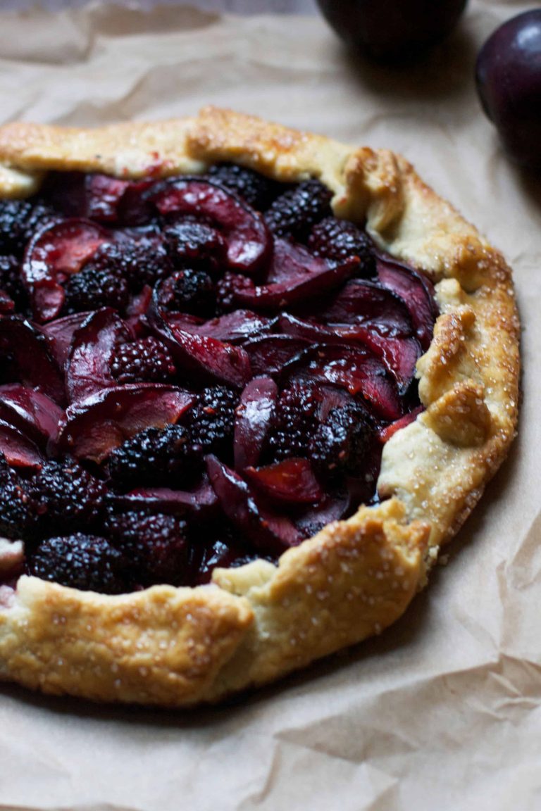 Blackberry Plum Galette