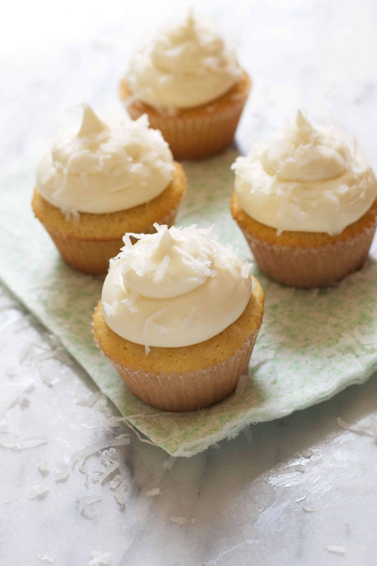 Creamy Coconut Cupcakes