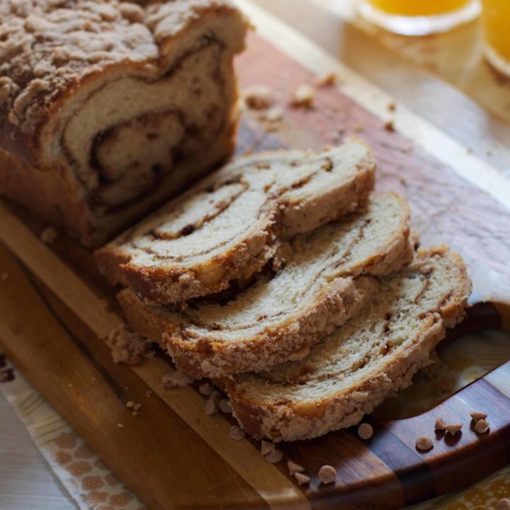 Triple Cinnamon Swirl Bread