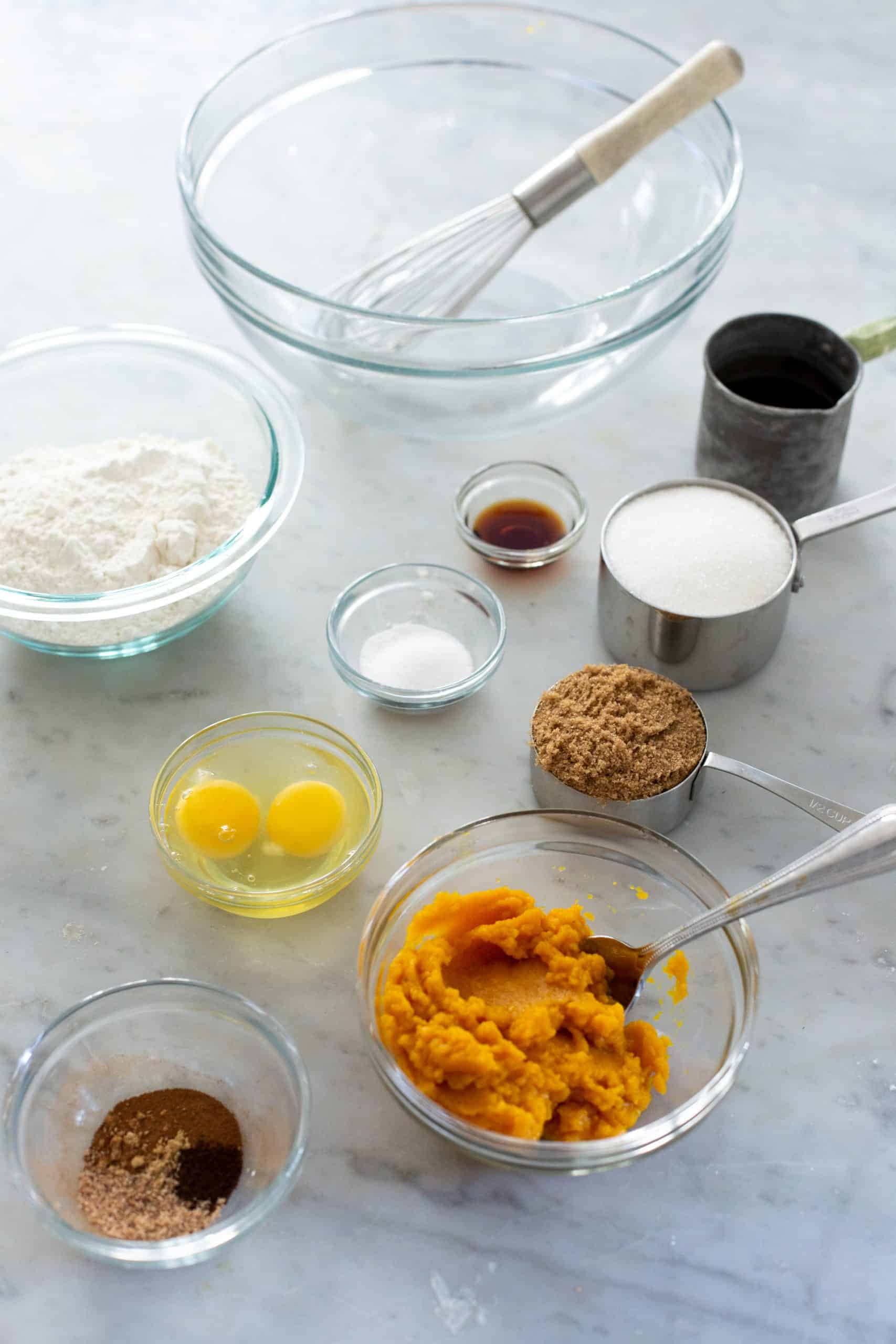 Easy Pumpkin Bread Ingredients