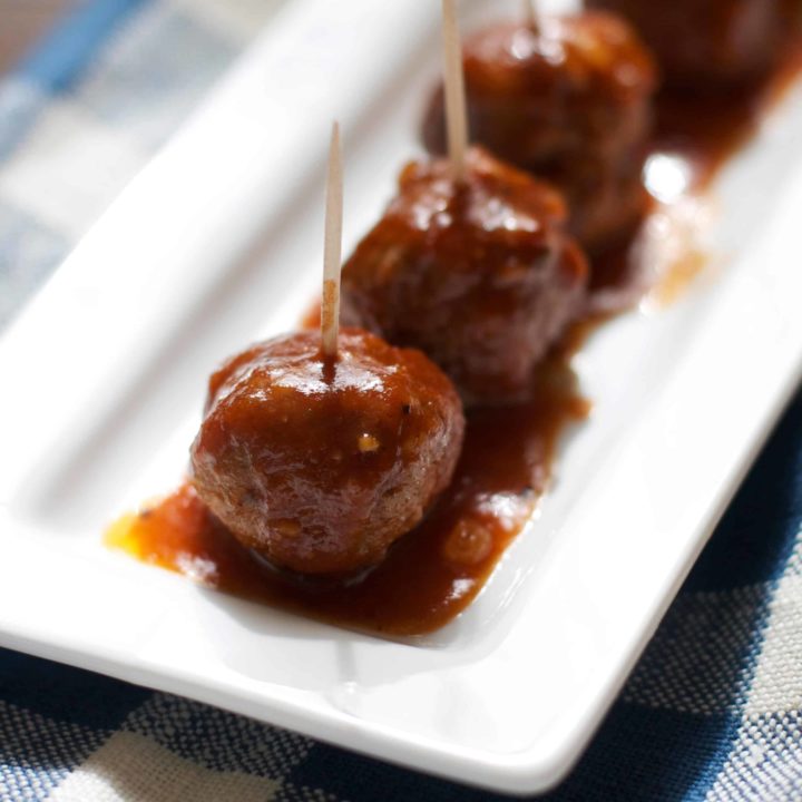 Crockpot BBQ Meatballs