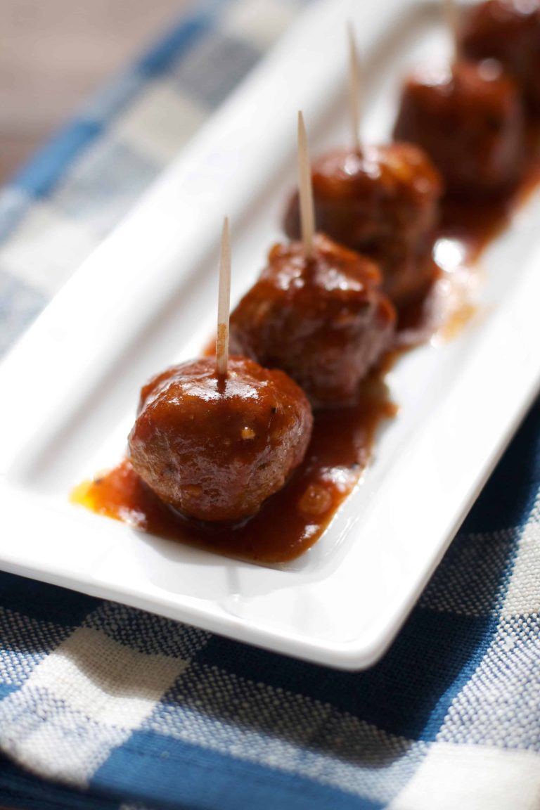 Crockpot BBQ Meatballs