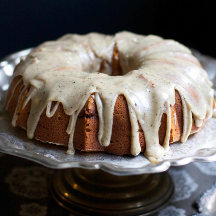 Pumpkin Bundt Cake with Brown Butter Icing