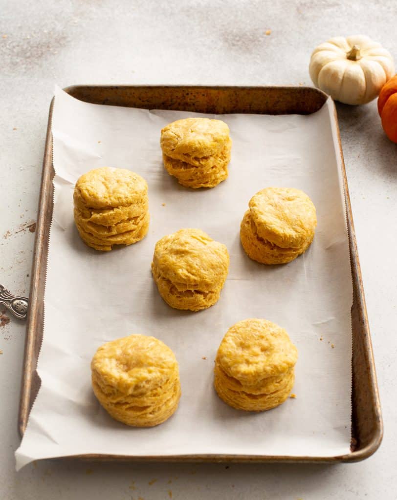 Spiced Pumpkin Buttermilk Biscuits