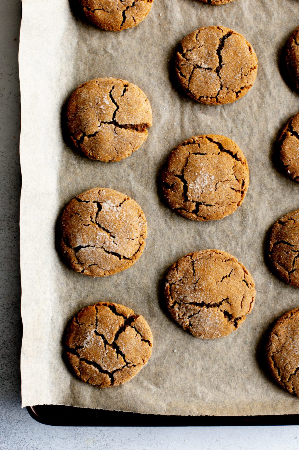 Easy Molasses Crinkle Cookies The Baker Chick