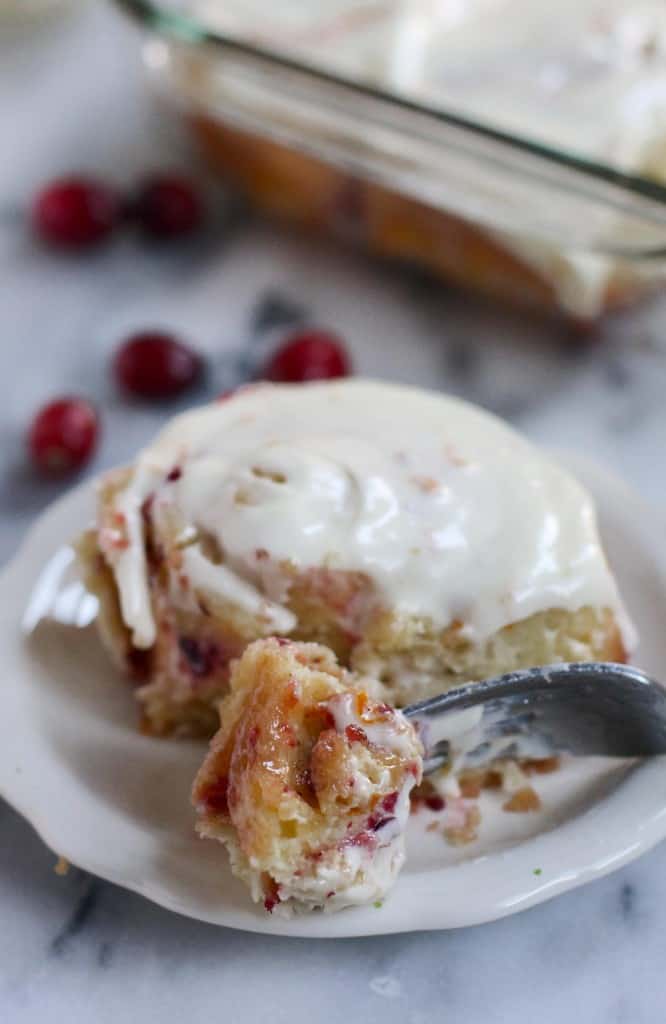 Cranberry Orange Sweet Rolls