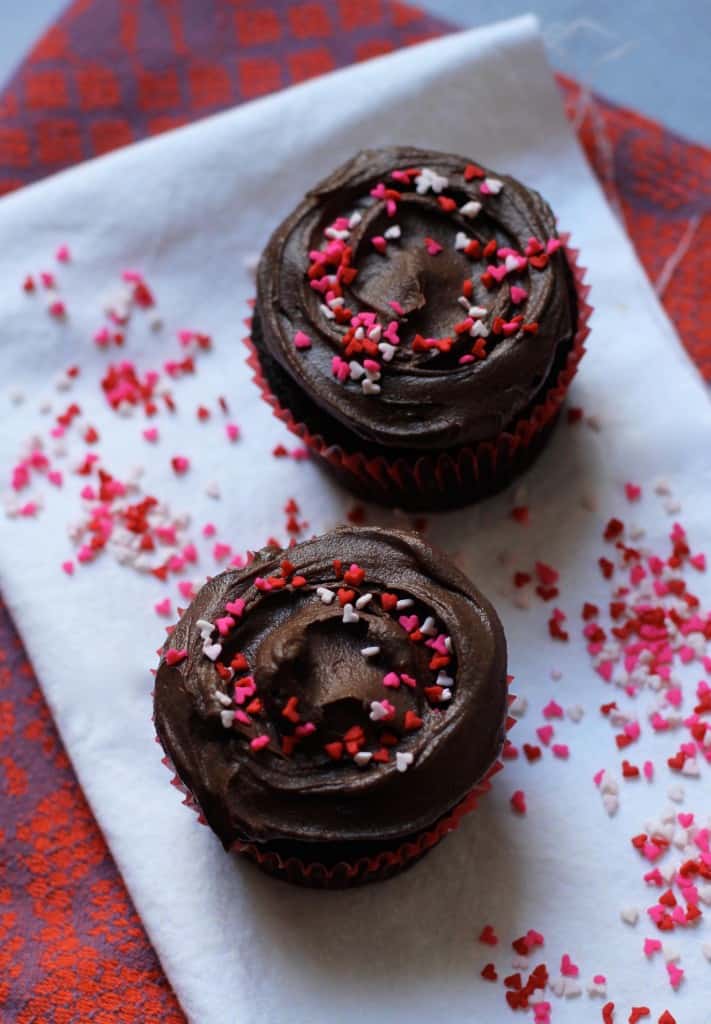 Small Batch Chocolate Cupcakes