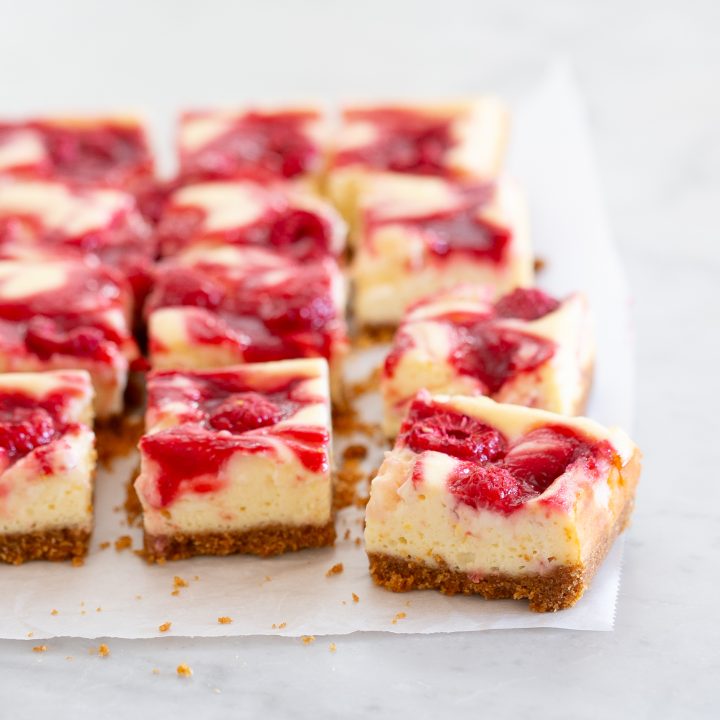 Raspberry  Cheesecake Bars