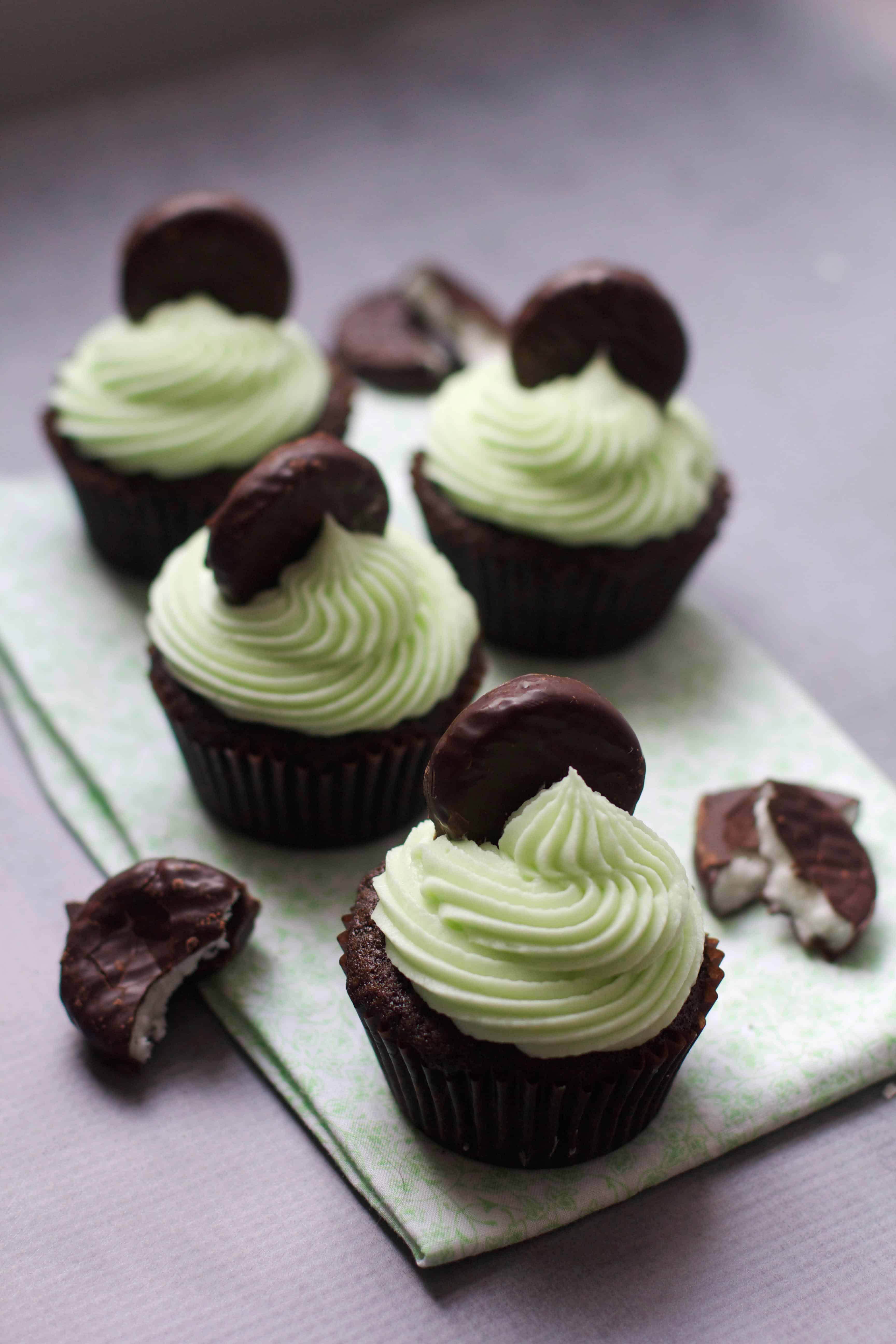 Peppermint Patty Cupcakes