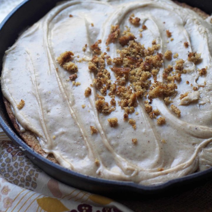 Cinnamon Brown Butter Skillet Cake