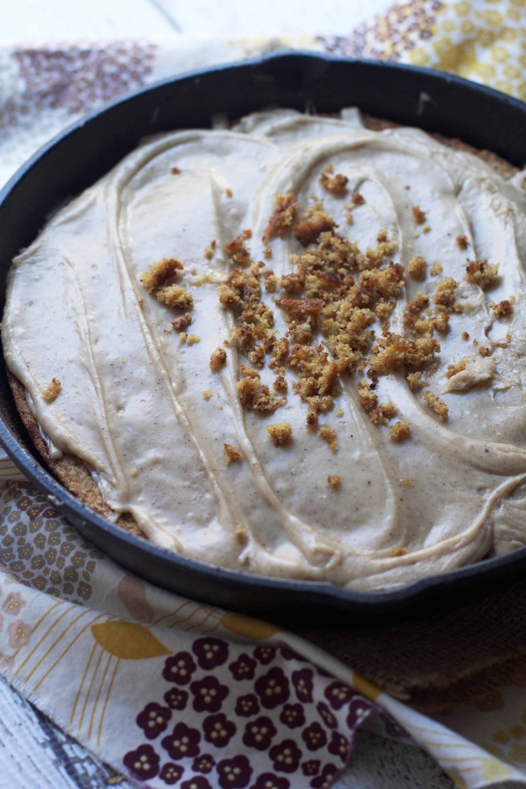 Cinnamon Brown Butter Skillet Cake