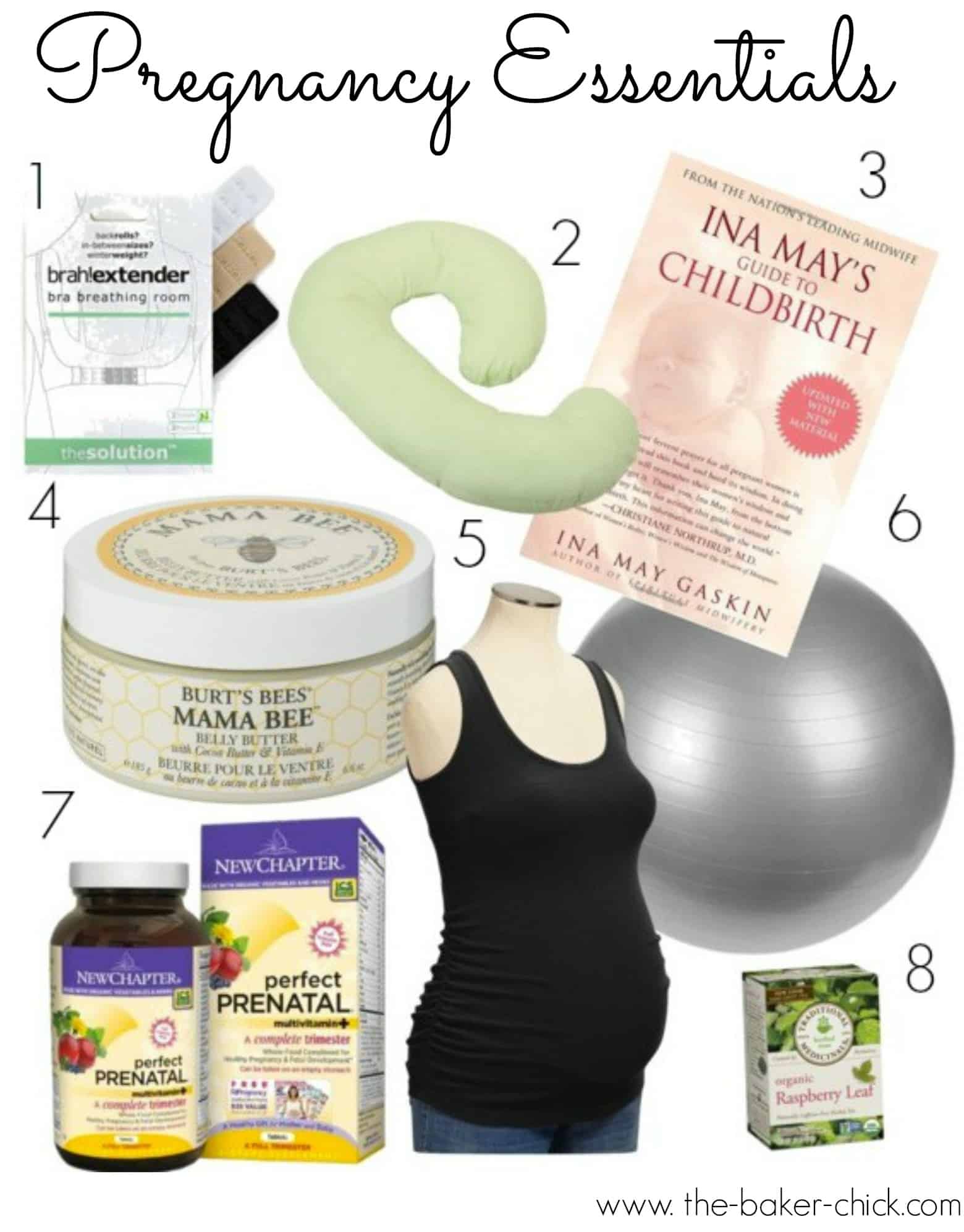 Pregnancy Essentials The Baker Chick 