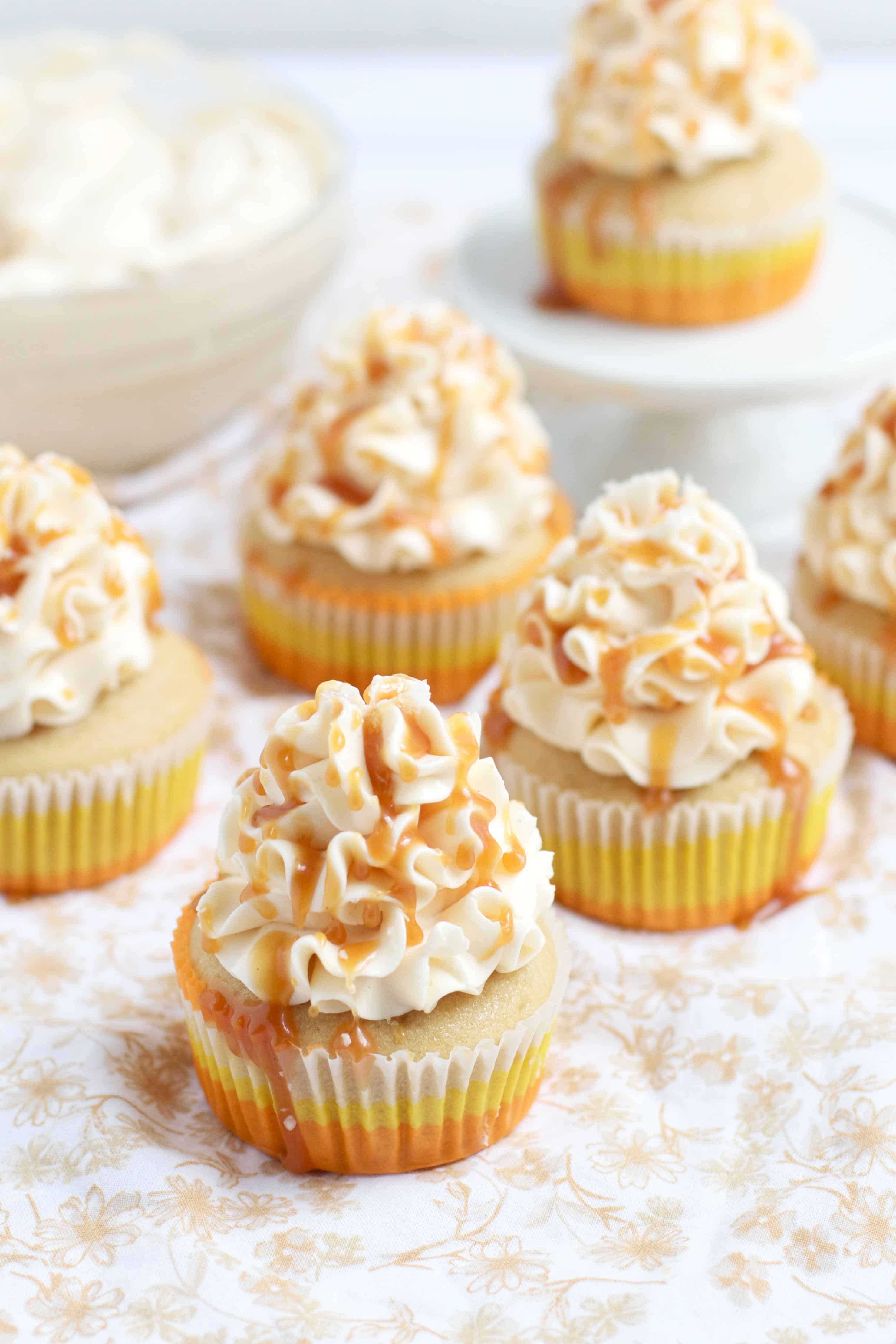 Ultimate Salted Caramel Cupcakes - The Baker Chick