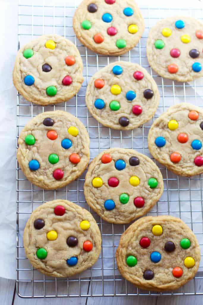 M&M Cookies Recipe - Shugary Sweets