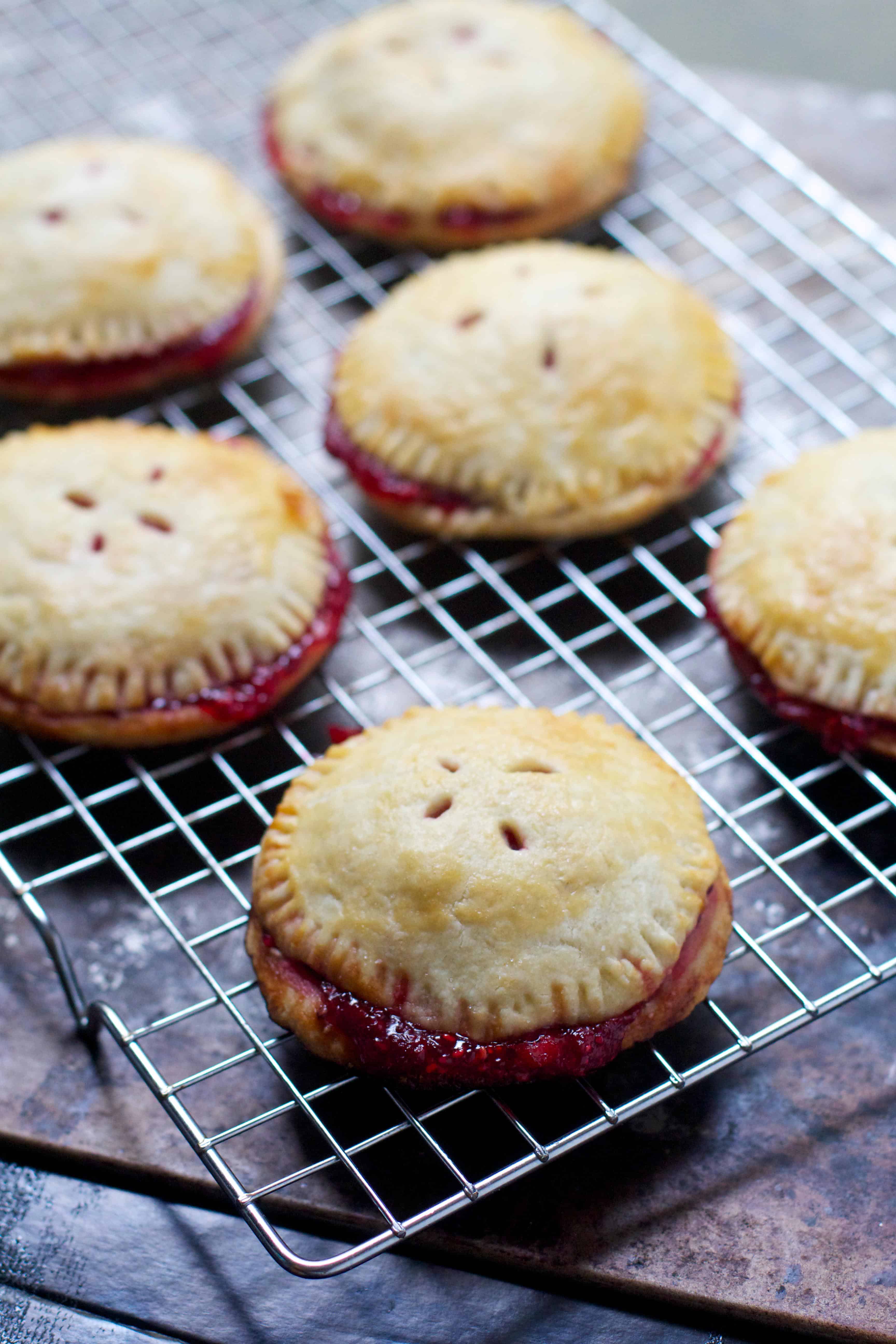 Raspberry Rhubarb Hand Pies