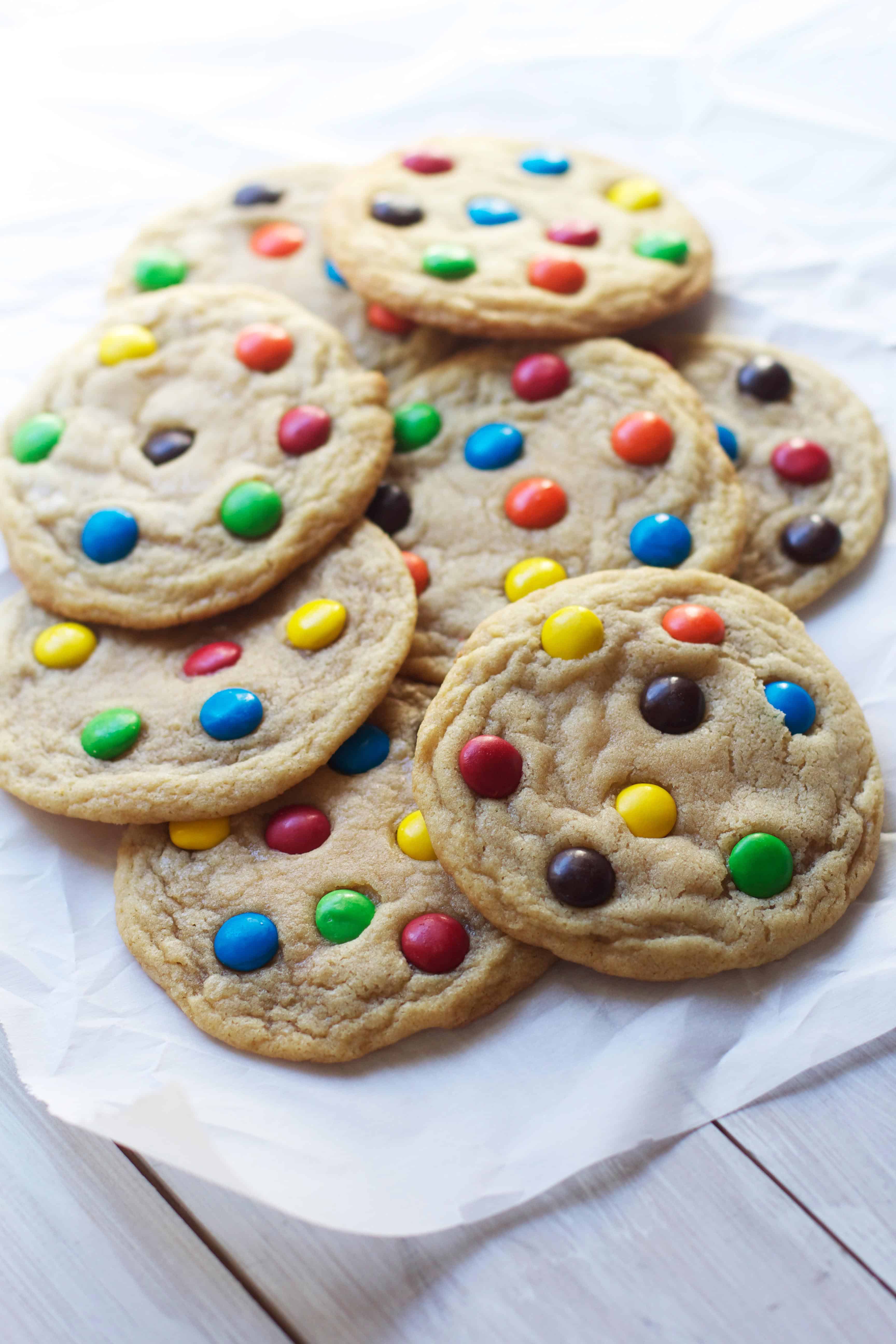 Brown Sugar M&M Cookies