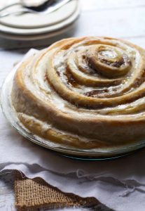 Giant Cinnamon Roll Cake