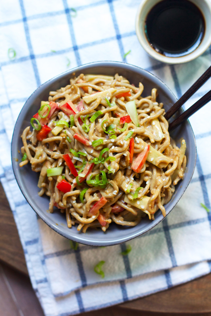 Cold Peanut Sesame Noodles