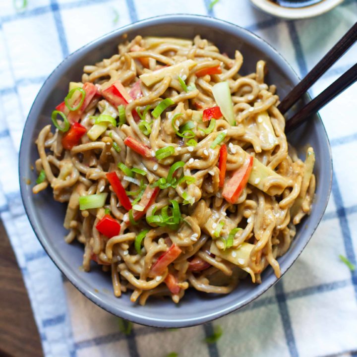 Cold Peanut Sesame Noodles