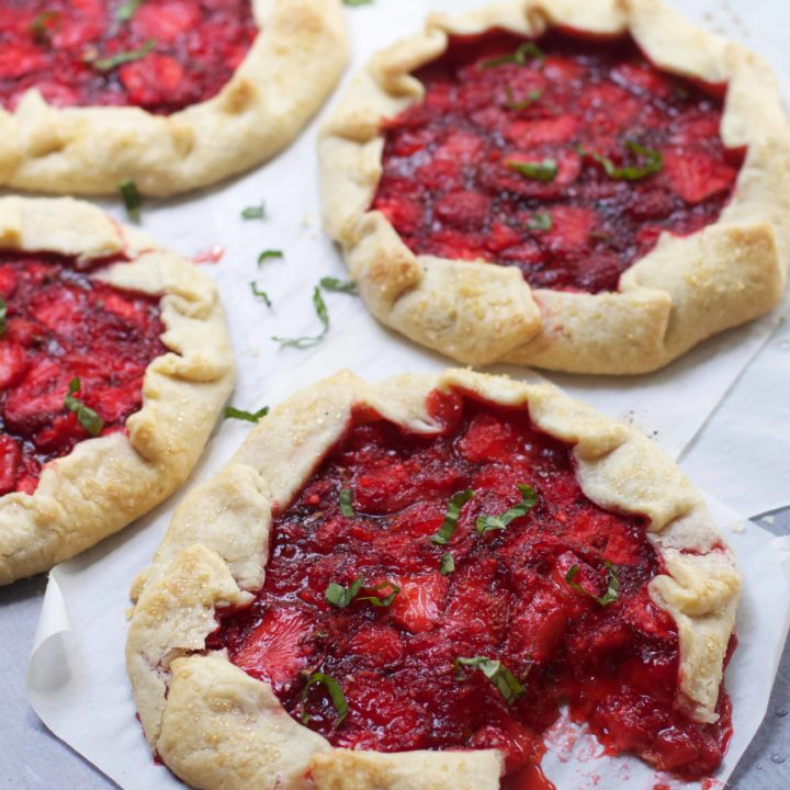 Strawberry Basil Galette