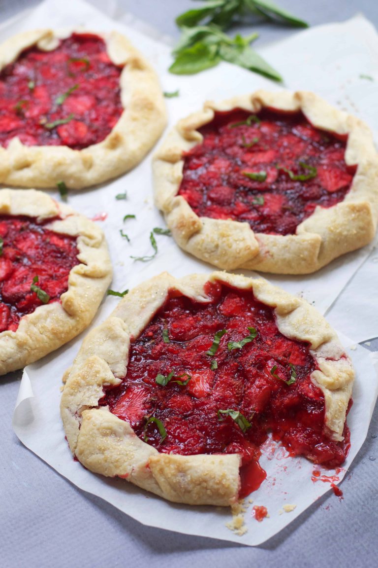 Strawberry Basil Galette