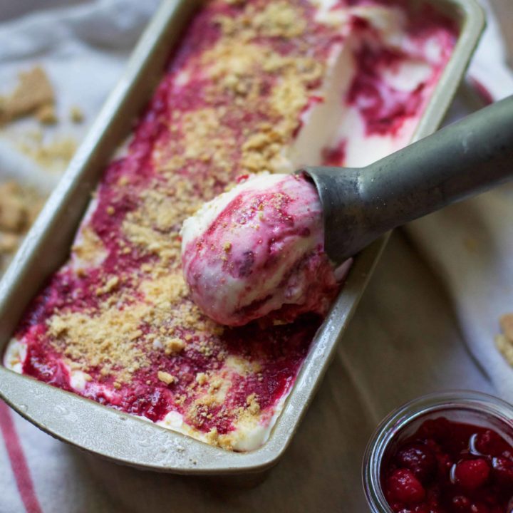 Raspberry Cheesecake Ice Cream