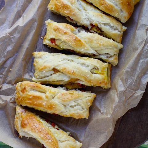 Bacon Egg & Cheese Breakfast Braid