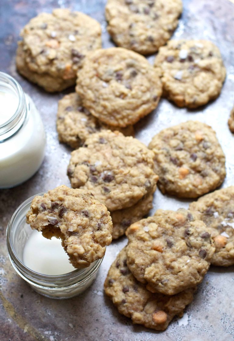 Lactation Cookies: Salted Oatmeal Chocolate Chip with Butterscotch!