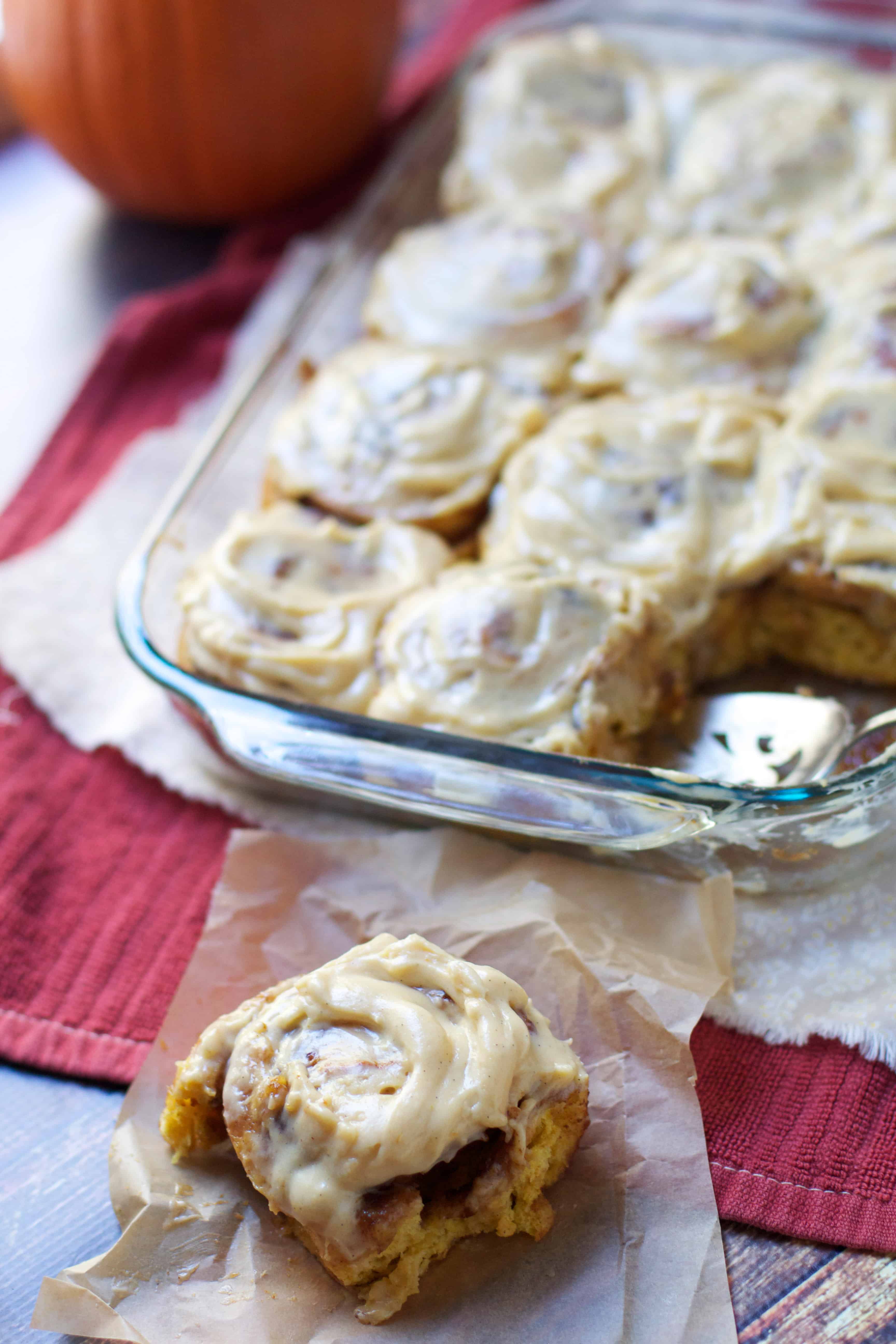 Old Fashioned Pumpkin Roll - The Baker Chick