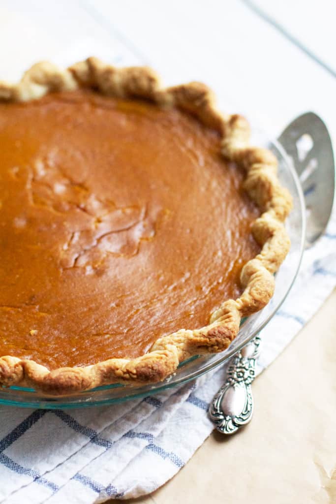 Brown Sugar Pumpkin Pie