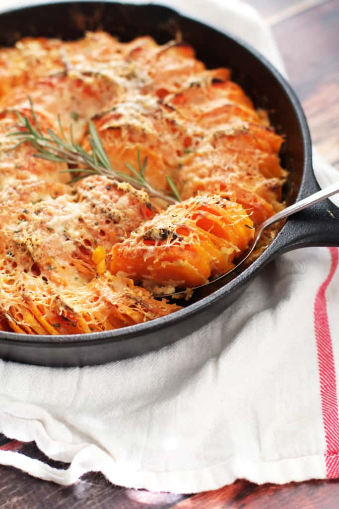 Scalloped Hasselbeck Sweet Potatoes