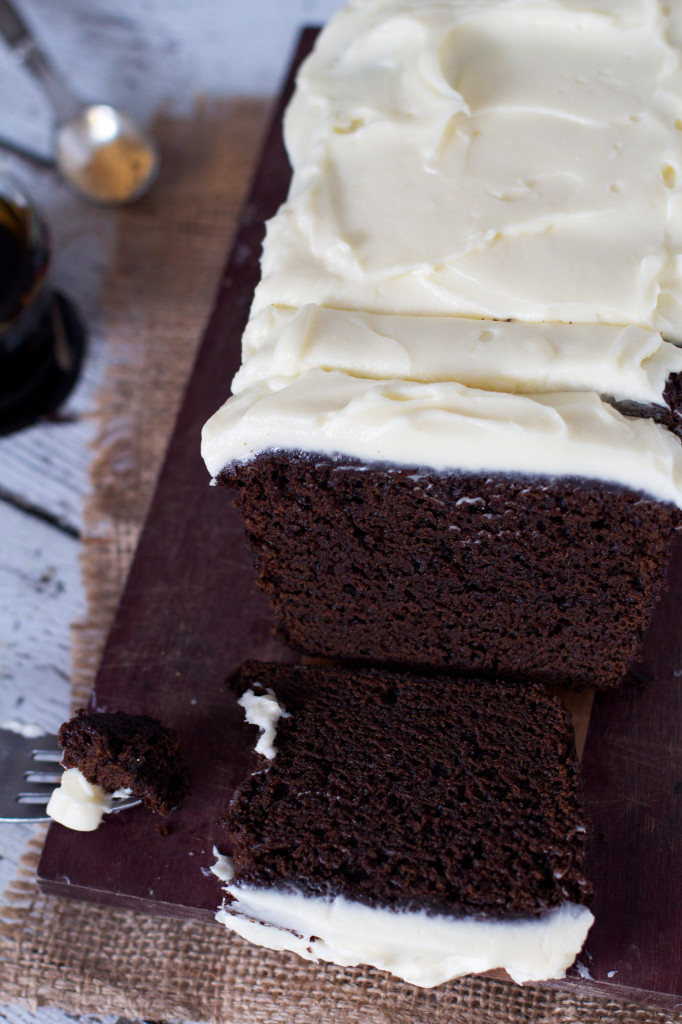 Dark and Sticky Gingerbread Cake