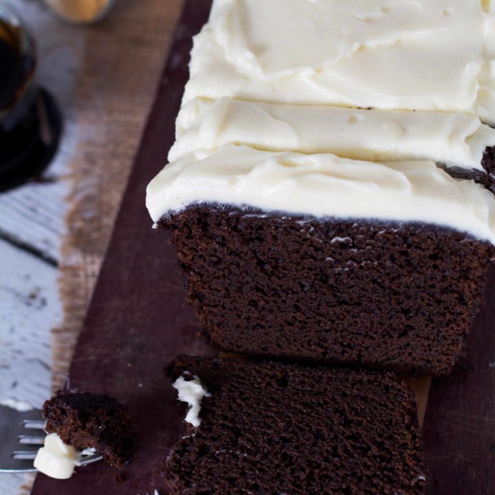 Dark and Sticky Gingerbread Cake