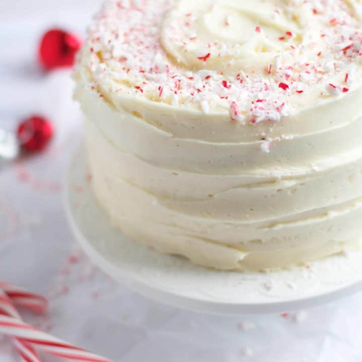 Dark Chocoalte Peppermint Layer Cake