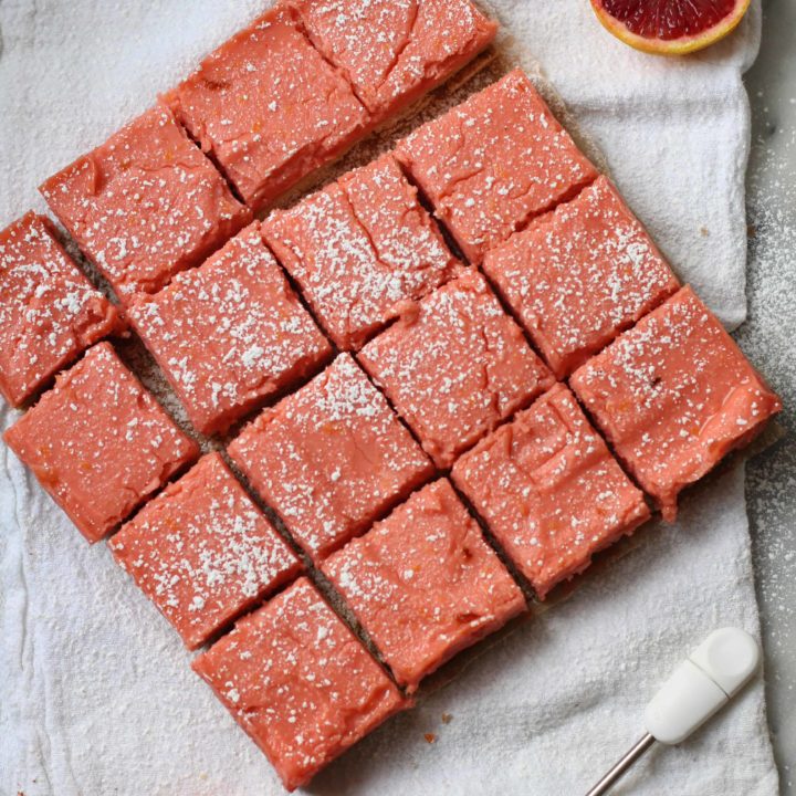 Blood Orange Curd Bars