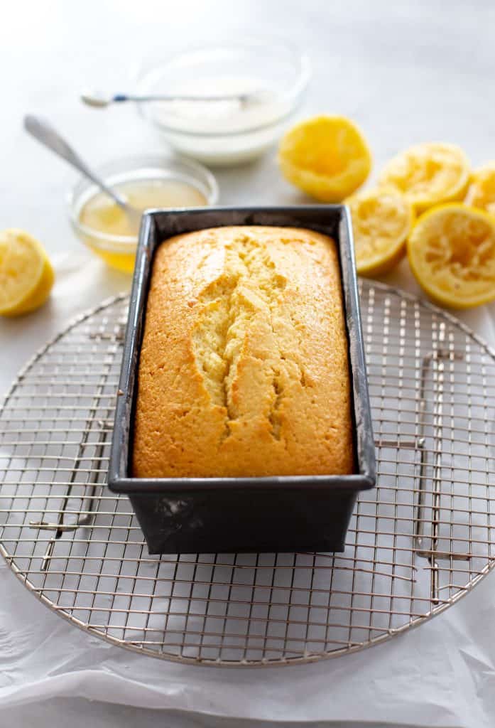 Lemon Greek Yogurt Pound Cake