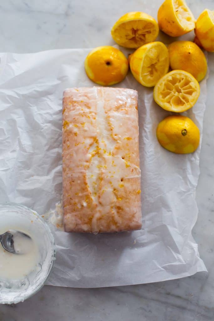 Lemon Greek Yogurt Pound Cake