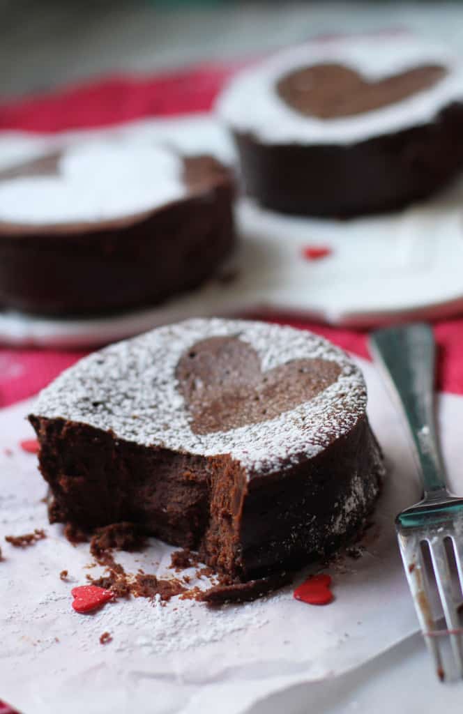 Mini Flourless Chocolate Cakes