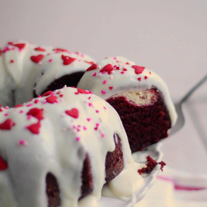 Red Velvet Cheesecake Bundt Cake