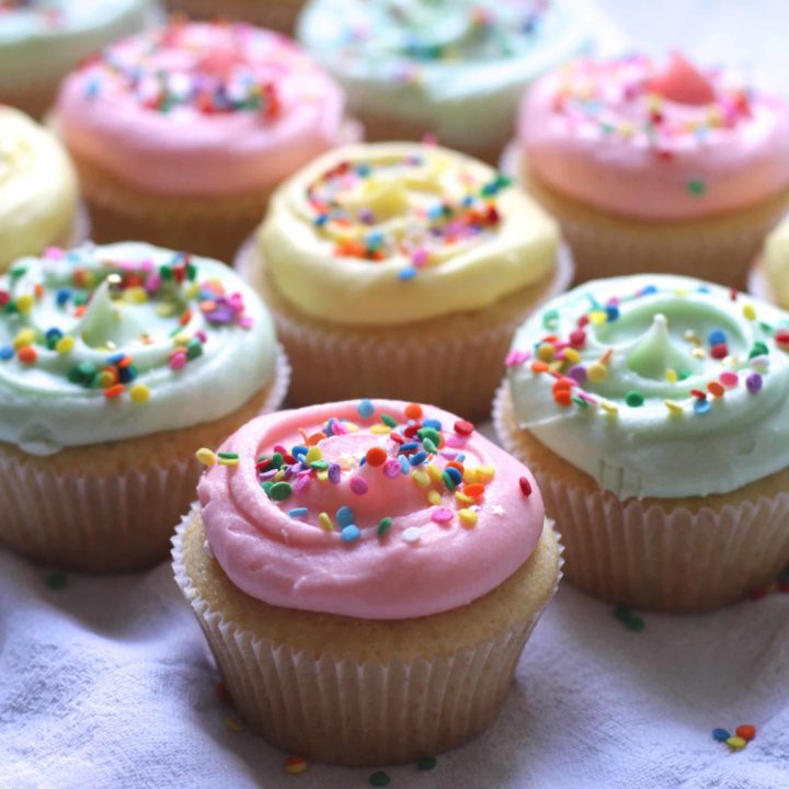 Perfect Vanilla Cupcakes