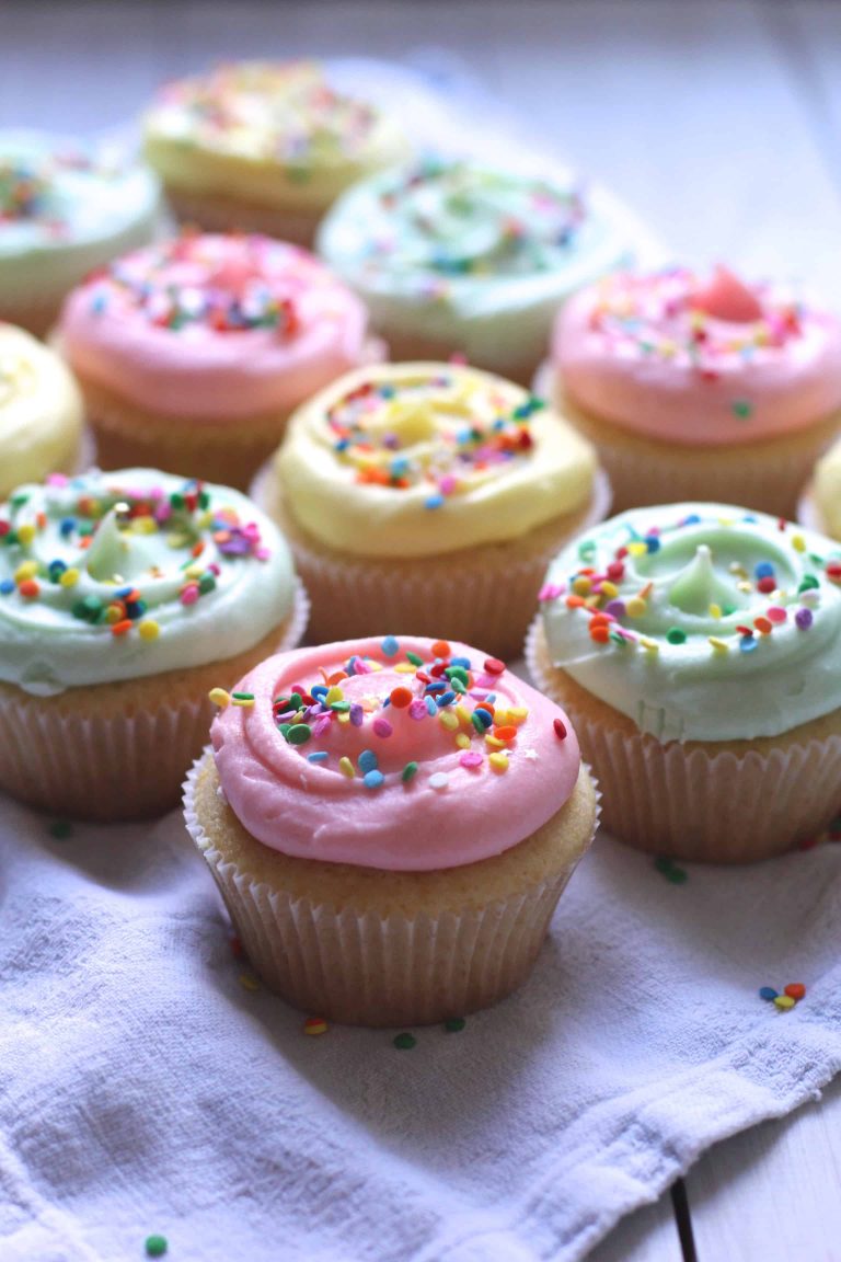 Perfect Vanilla Cupcakes