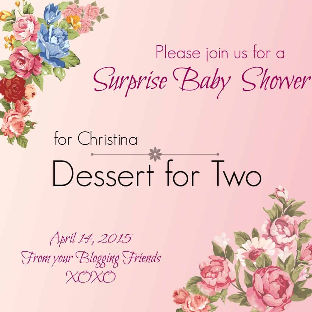 Baby Shower Badge - Dessert for Two