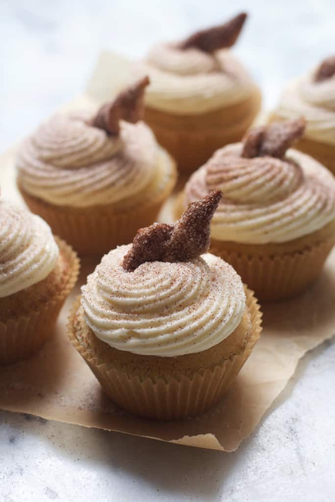 Churro Cupcakes