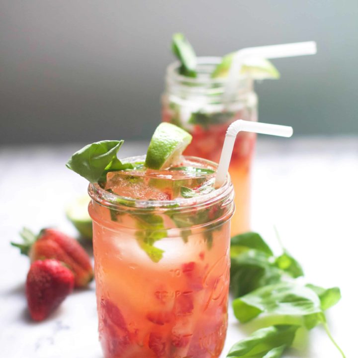 Strawberry Basil Smash