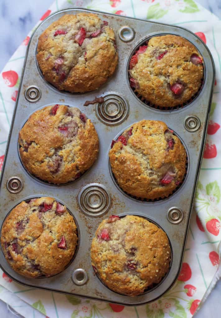 Strawberry and Cream Muffins