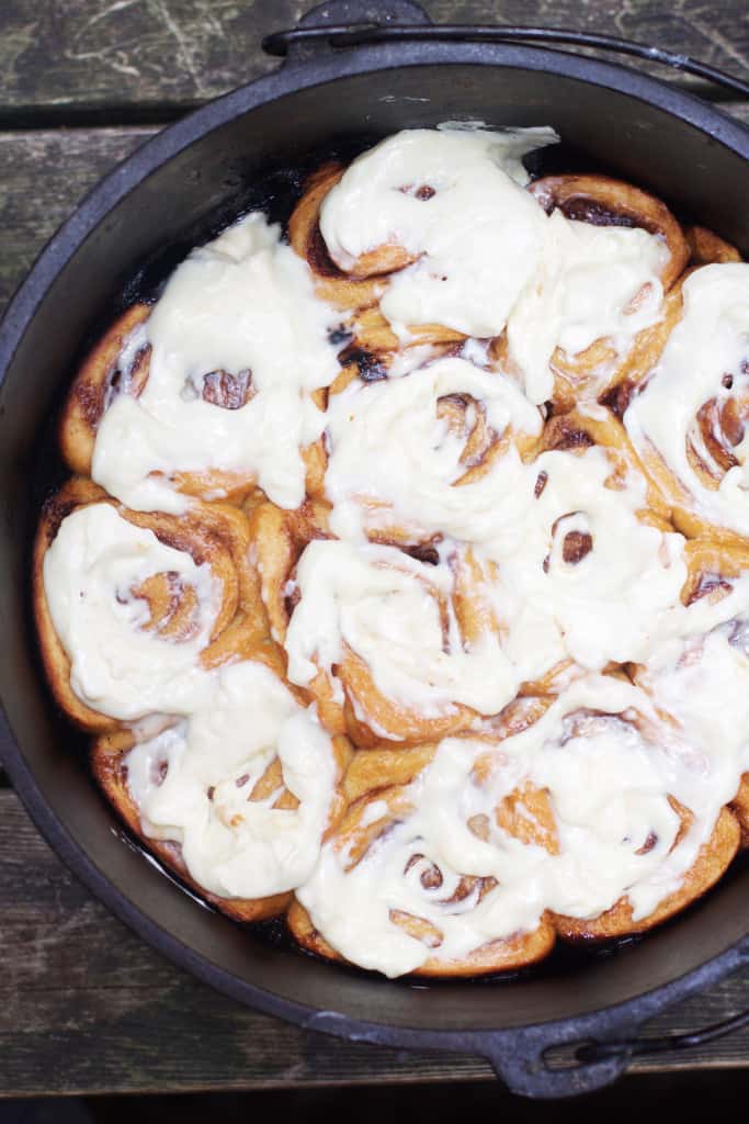 Campfire Cinnamon Rolls