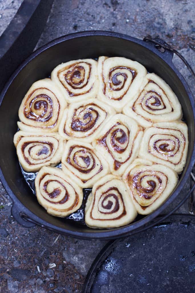 Campfire Cinnamon Rolls