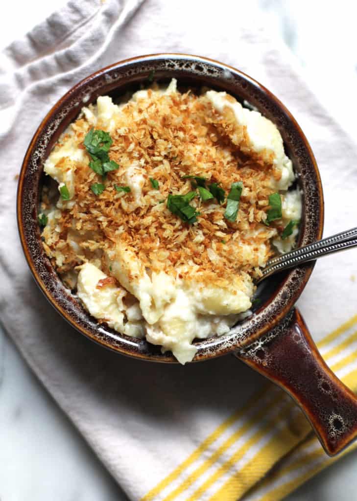 Creamy Cauliflower Shells and Cheese